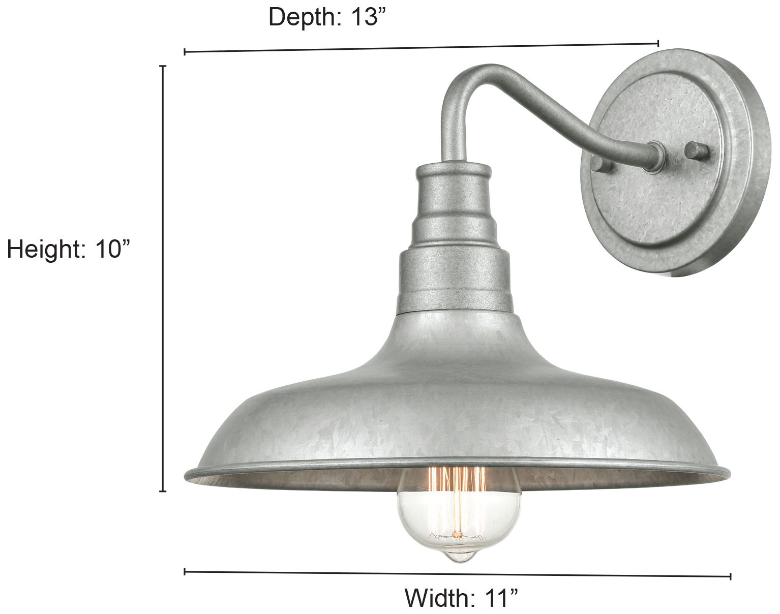 Image 3 Millennium Lighting 1 Light Outdoor Wall Sconce Powder Coat Bronze more views