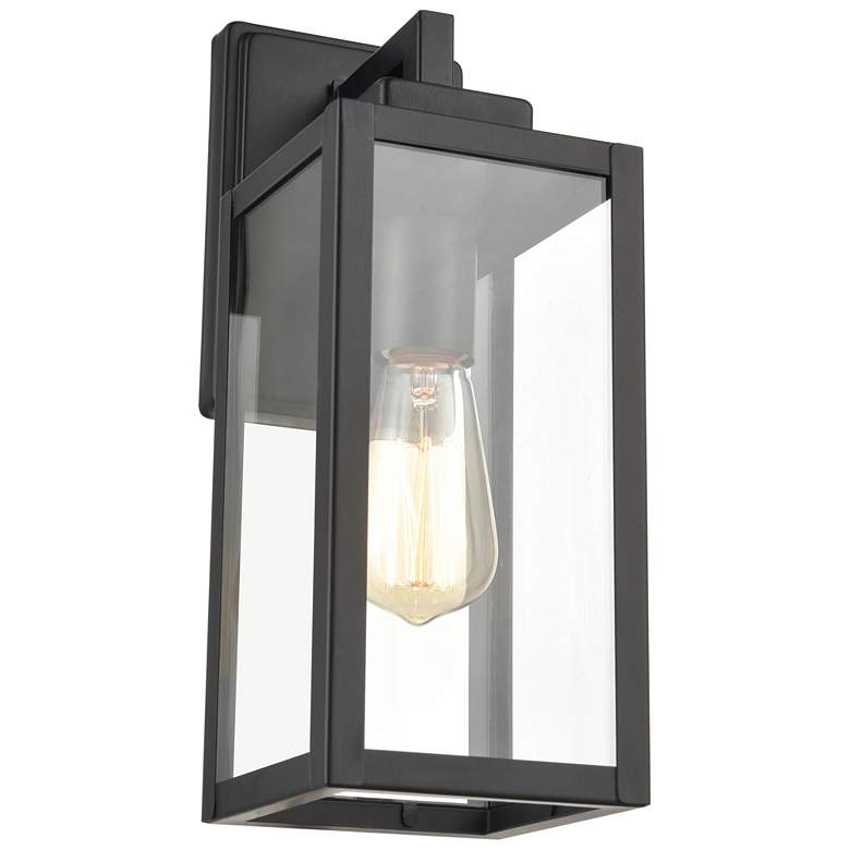 Image 1 Millennium Lighting 1-Light Powder Coated Black Outdoor Wall Sconce