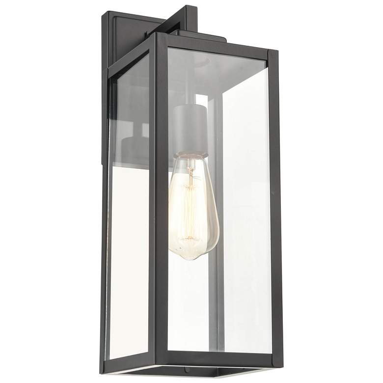 Image 1 Millennium Lighting 1-Light Powder Coated Black Outdoor Wall Sconce