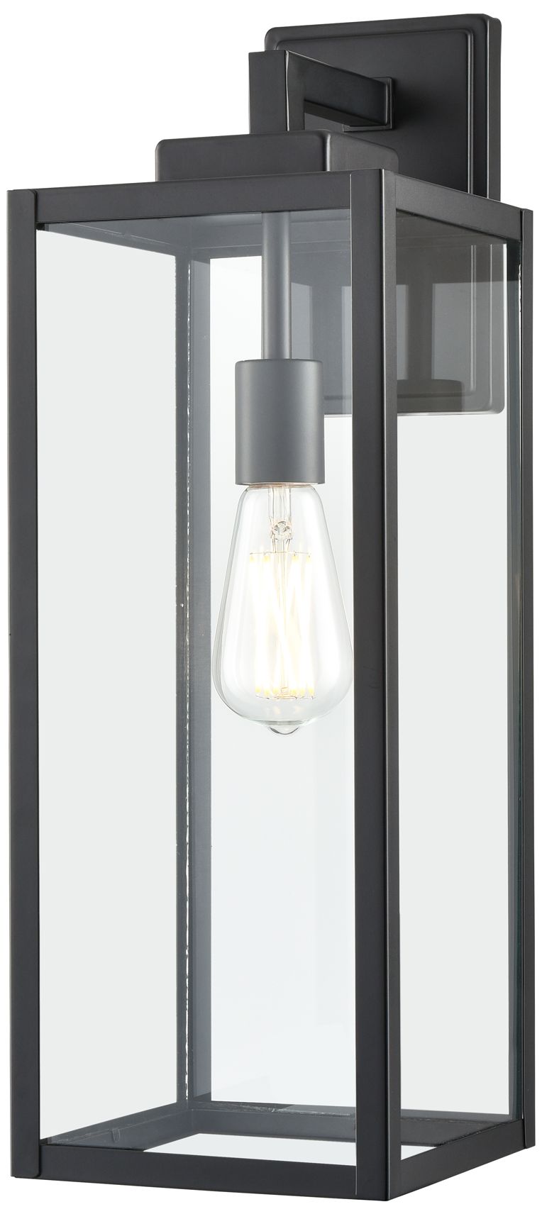 Image 2 Millennium Lighting 1-Light Powder Coated Black Outdoor Wall Sconce more views