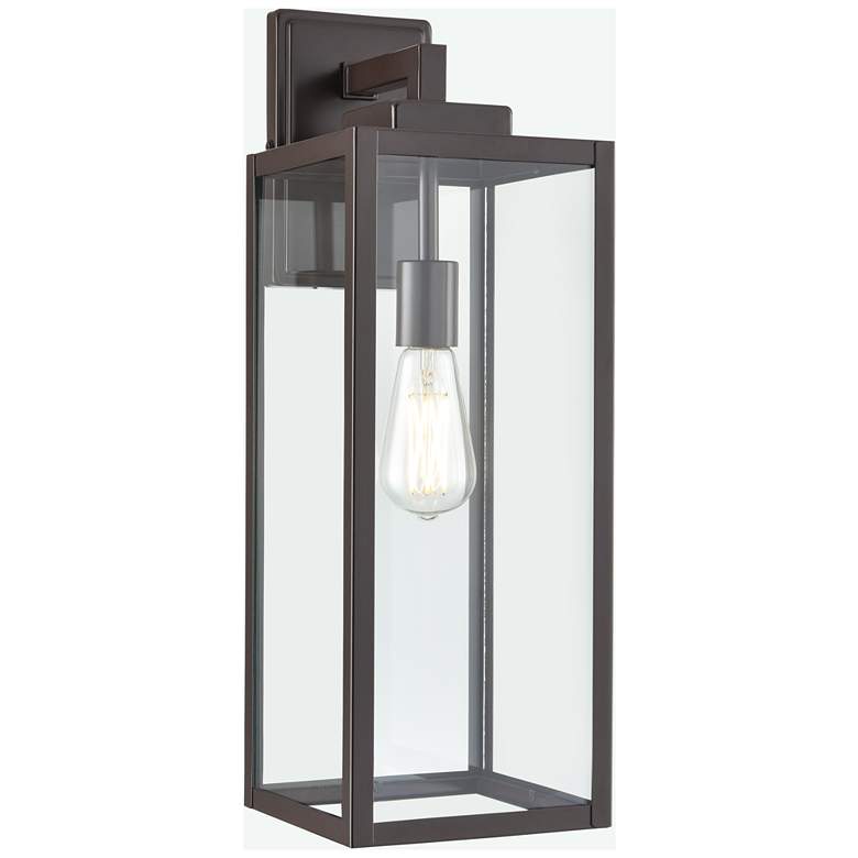 Image 1 Millennium Lighting 1-Light Powder Coated Bronze Outdoor Wall Sconce