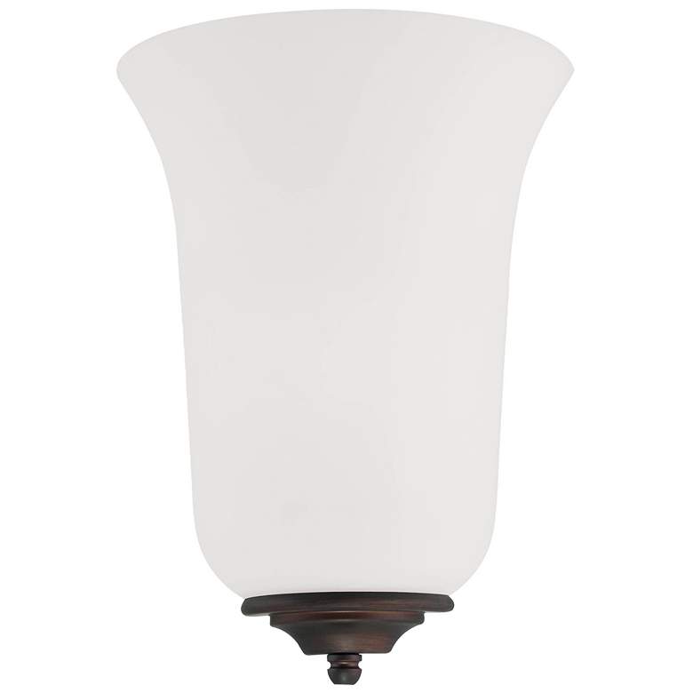 Image 1 Millennium Lighting 1 Light Sconce in Rubbed Bronze/Rubbed Silver