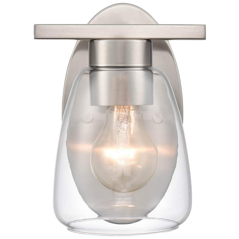 Image 1 Millennium Lighting 1 Light Wall Sconce in Brushed Nickel