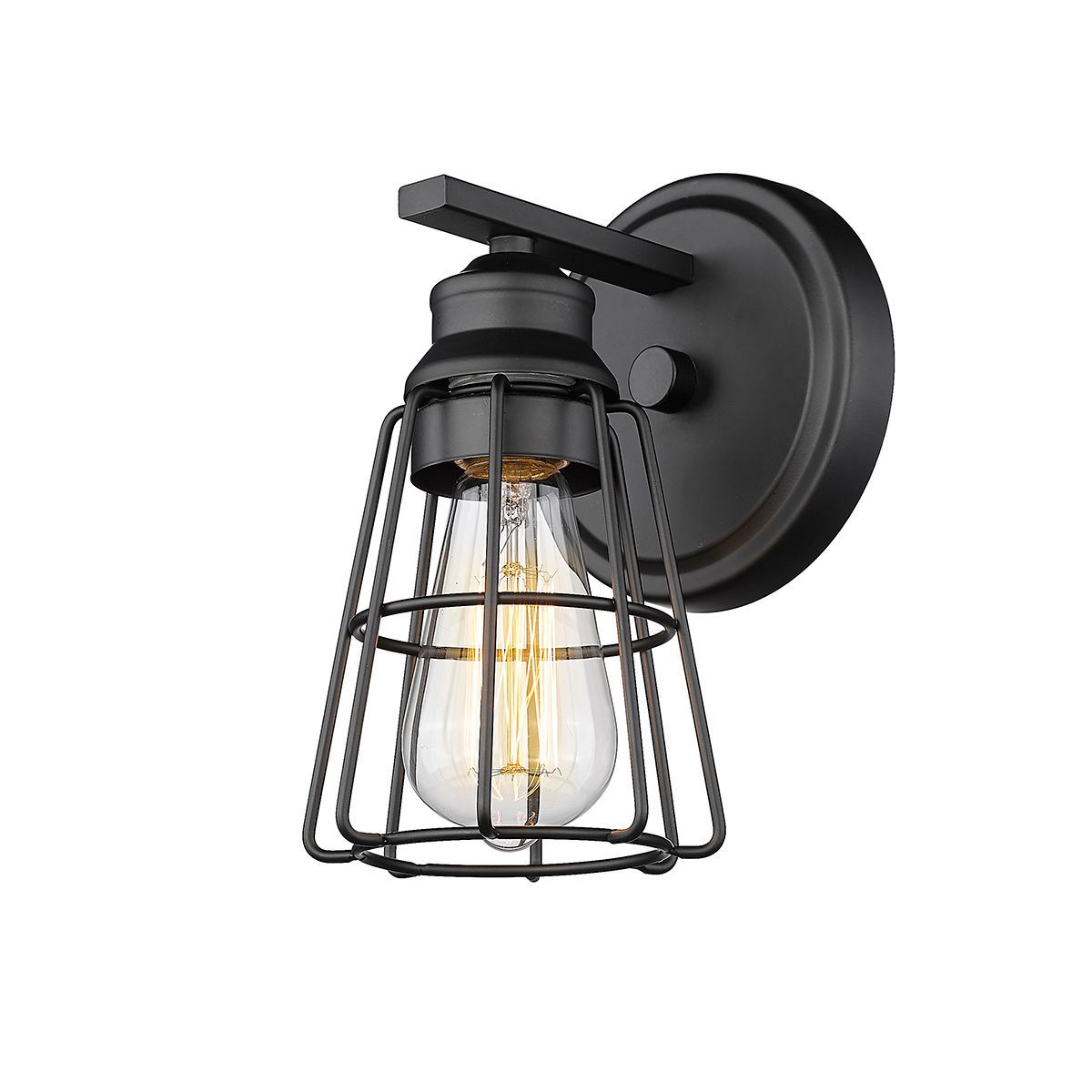 Image 3 Millennium Lighting 1 Light Wall Sconce in Matte Black more views