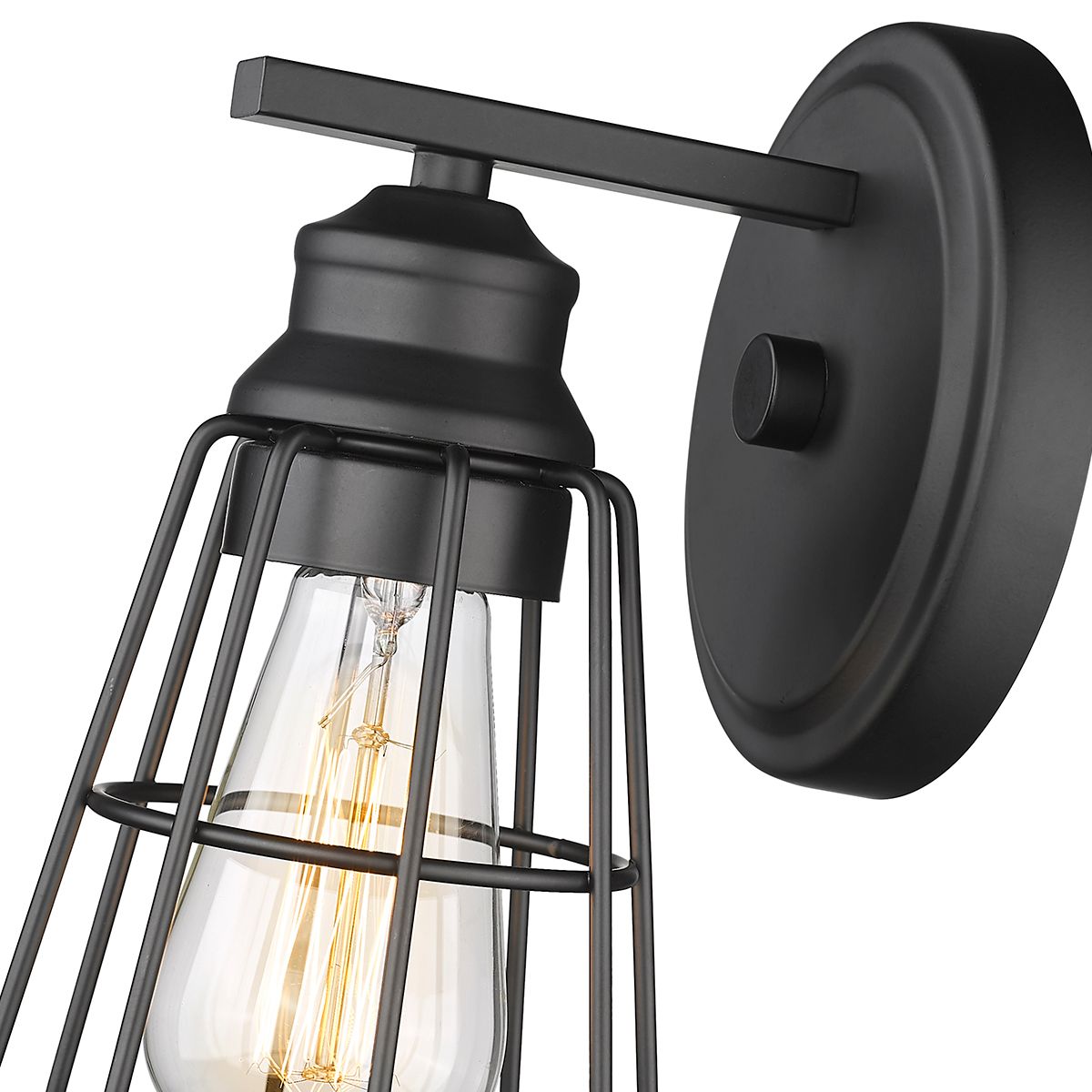 Image 5 Millennium Lighting 1 Light Wall Sconce in Matte Black more views