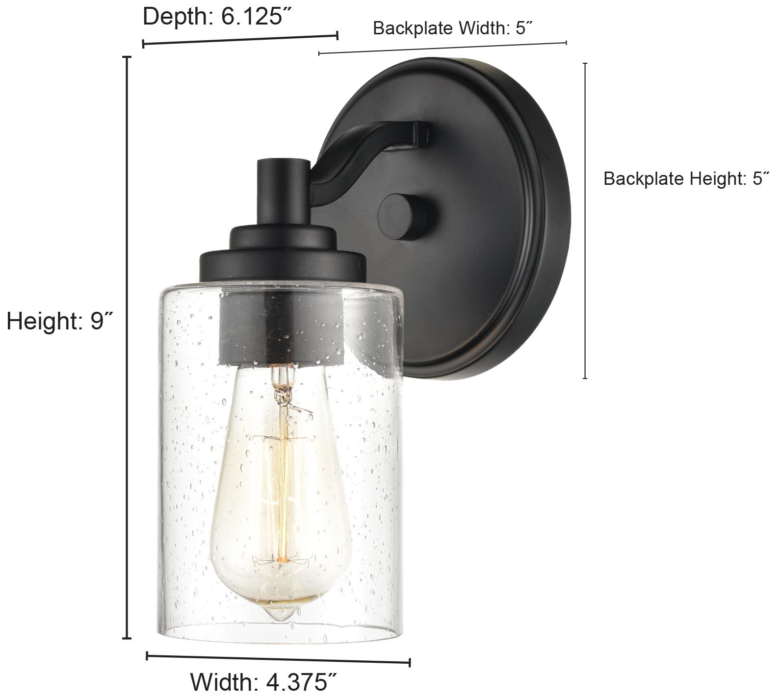 Image 5 Millennium Lighting  1 Light Wall Sconce more views