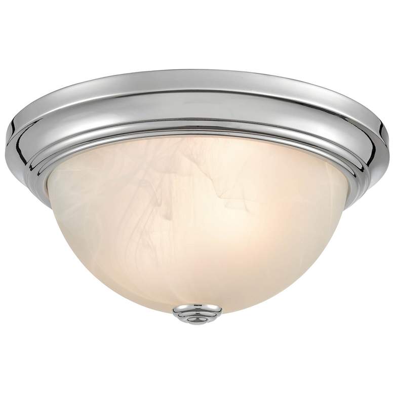 Image 1 Millennium Lighting 2 Light 11" Flush Mount Fixture in Chrome