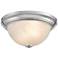 Millennium Lighting 2 Light 11" Flush Mount Fixture in Chrome