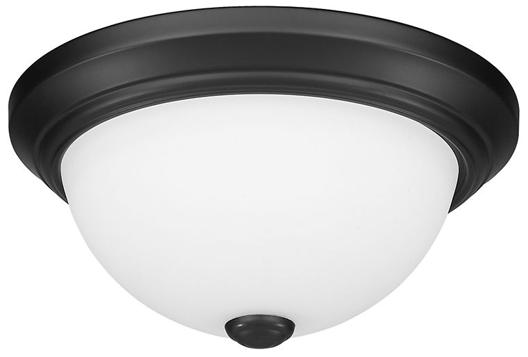 Thumbnail3 of Millennium Lighting 2 Light 11" Flush Mount Fixture in Matte Black more views