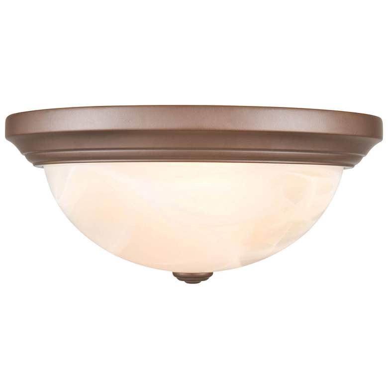 Image 1 Millennium Lighting 2 Light 13" Flush Mount Fixture in Bronze