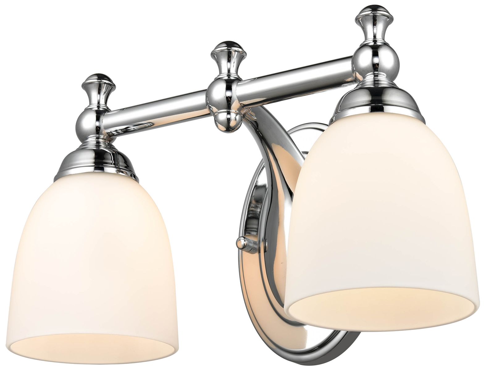Image 2 Millennium Lighting 2 Light 13" Vanity Fixture in Chrome more views