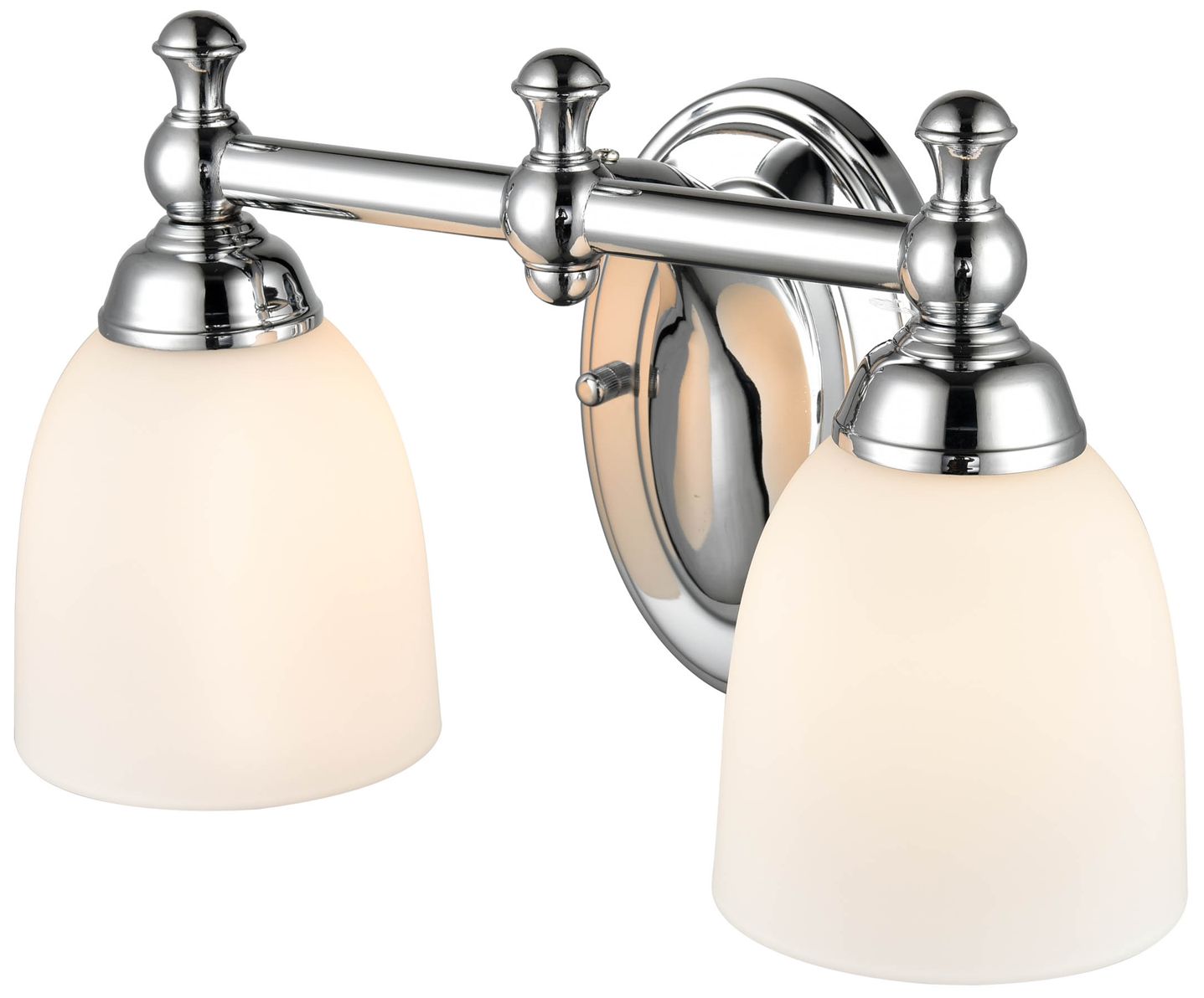 Image 3 Millennium Lighting 2 Light 13" Vanity Fixture in Chrome more views
