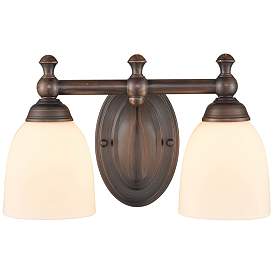 Image1 of Millennium Lighting 2 Light 13" Vanity Fixture in Rubbed Bronze