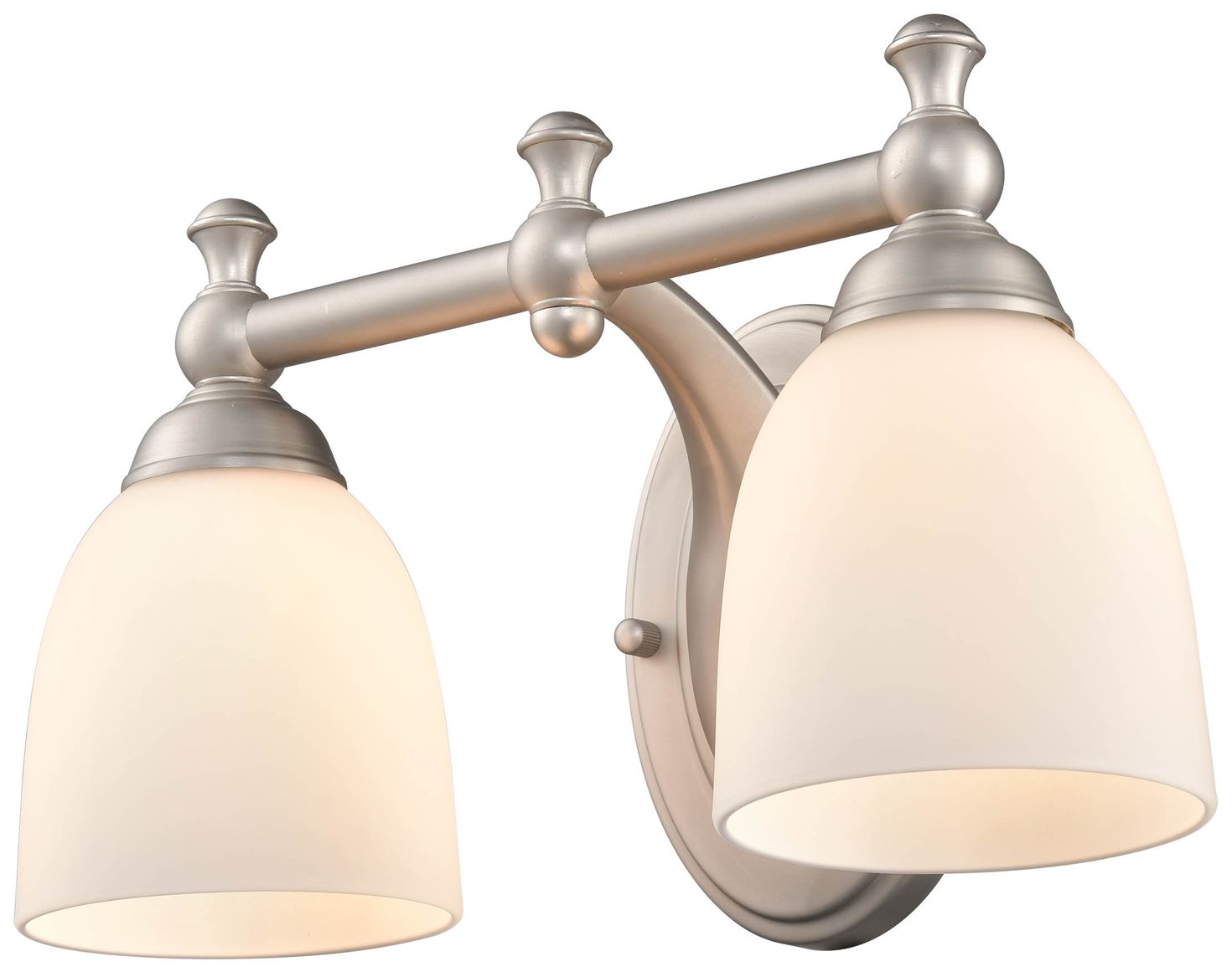 Image 4 Millennium Lighting 2 Light 13" Vanity Fixture in Satin Nickel more views