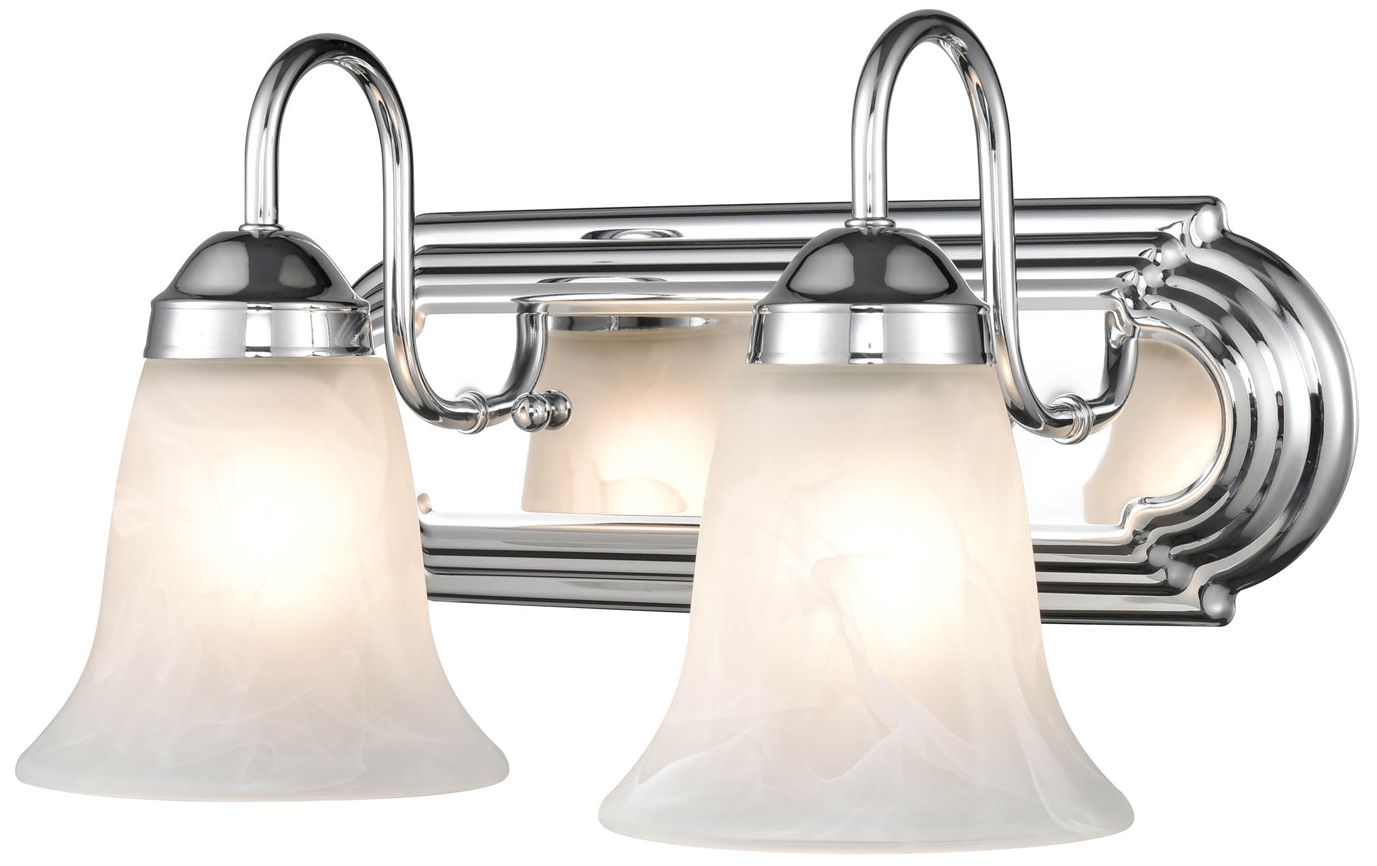 Image 2 Millennium Lighting 2 Light 14" Vanity Fixture in Chrome more views