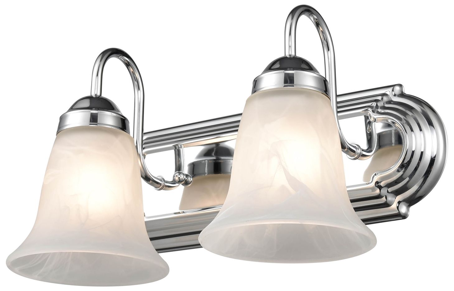 Image 4 Millennium Lighting 2 Light 14" Vanity Fixture in Chrome more views