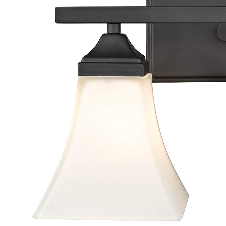 Image 2 Millennium Lighting 2 Light 14" Vanity Fixture in Matte Black more views