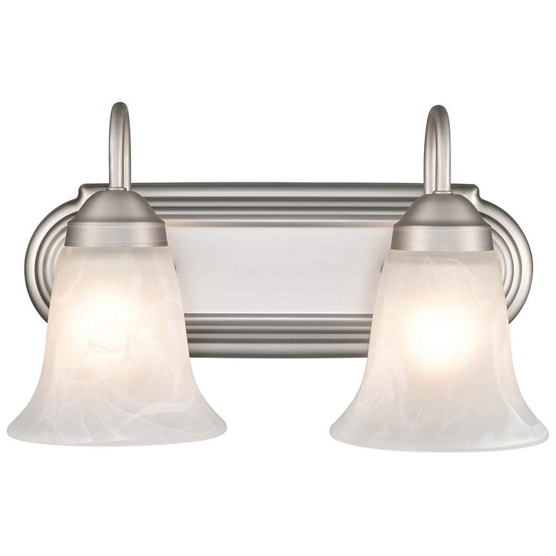 Image 1 Millennium Lighting 2 Light 14" Vanity Fixture in Satin Nickel