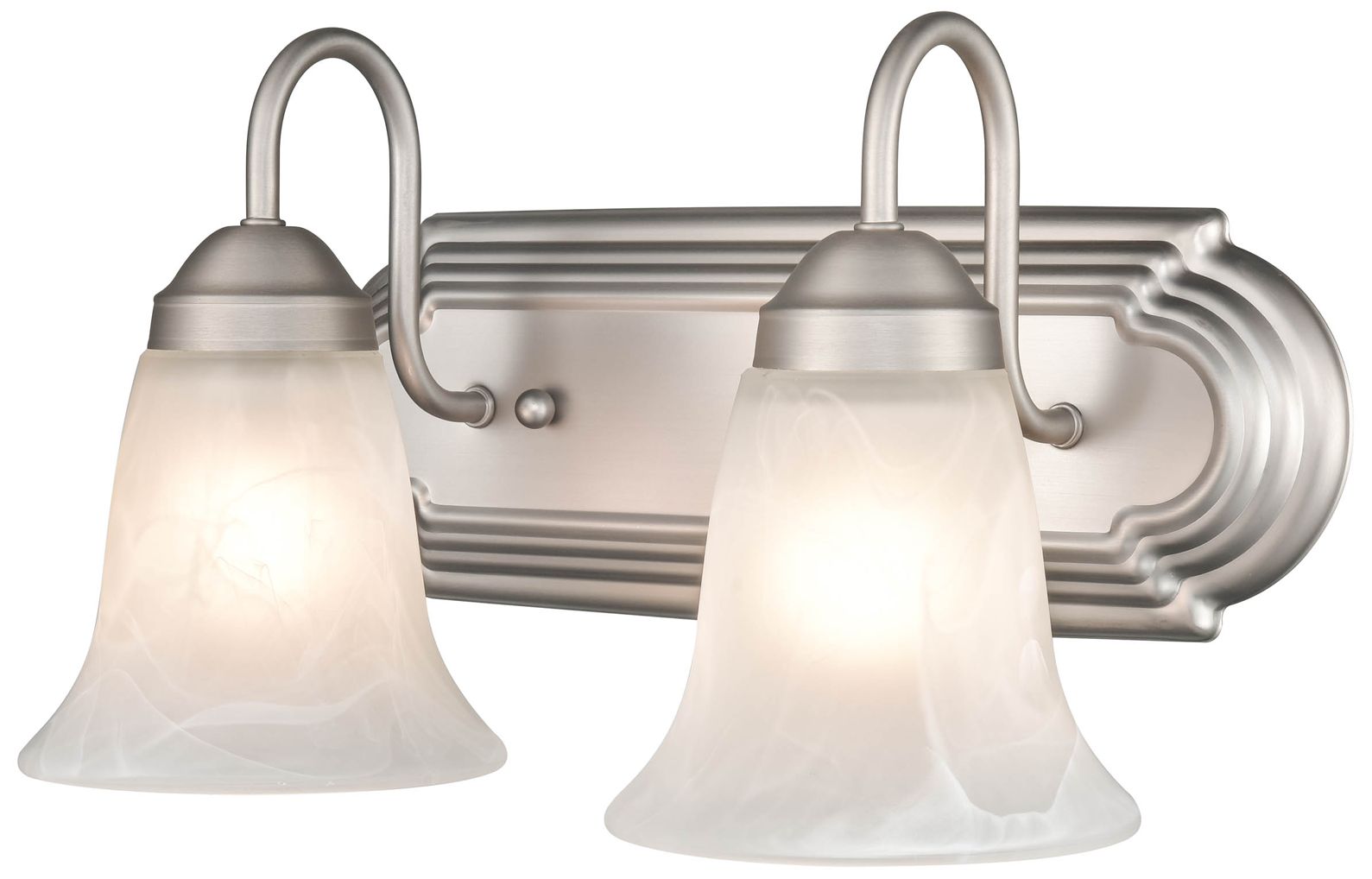 Image 2 Millennium Lighting 2 Light 14" Vanity Fixture in Satin Nickel more views