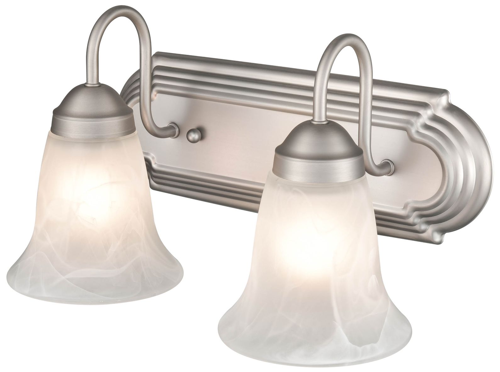 Image 3 Millennium Lighting 2 Light 14" Vanity Fixture in Satin Nickel more views