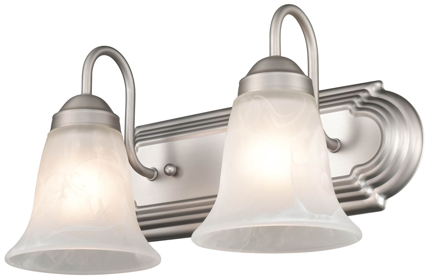 Image 4 Millennium Lighting 2 Light 14" Vanity Fixture in Satin Nickel more views