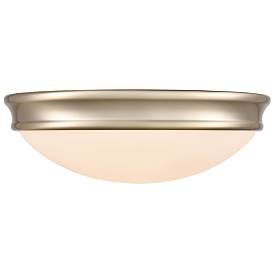 Image1 of Millennium Lighting 2 Light 15" Flush Mount Fixture in Modern Gold
