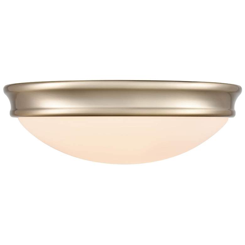 Image 1 Millennium Lighting 2 Light 15" Flush Mount Fixture in Modern Gold