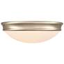 Millennium Lighting 2 Light 15" Flush Mount Fixture in Modern Gold