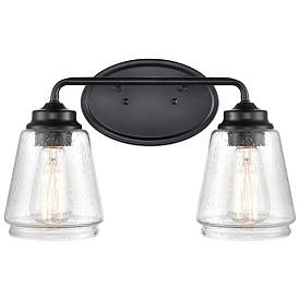 Image1 of Millennium Lighting 2 Light 15" Vanity Fixture in Matte Black