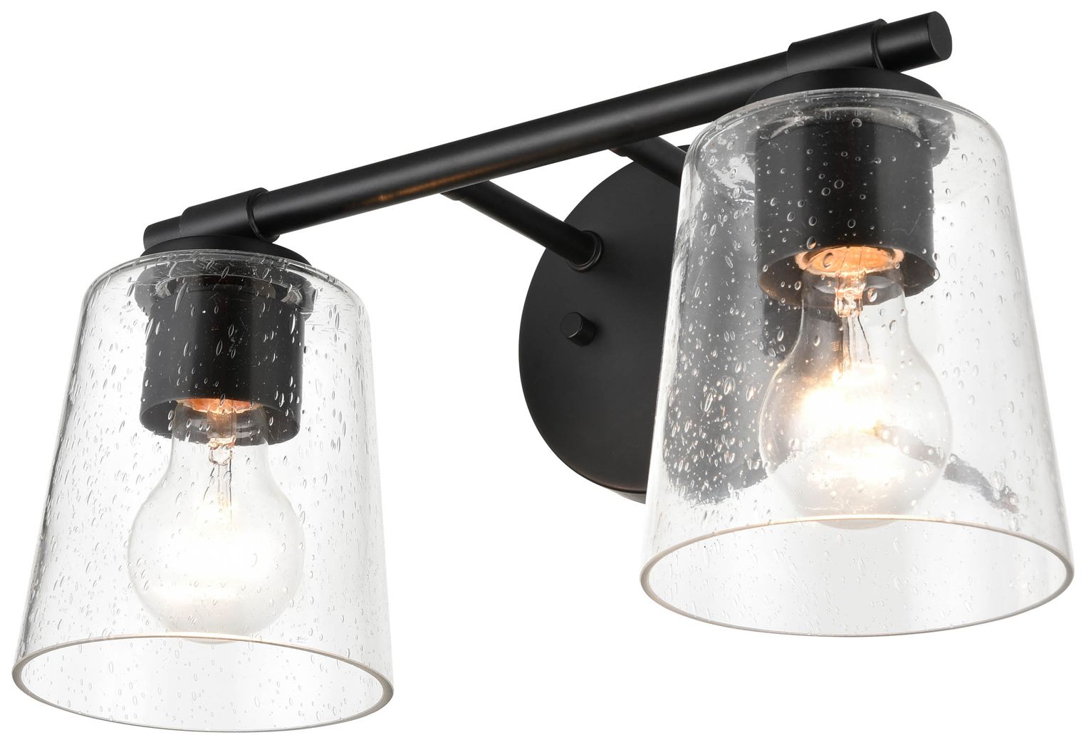 Image 2 Millennium Lighting 2 Light 15" Vanity Fixture in Matte Black more views