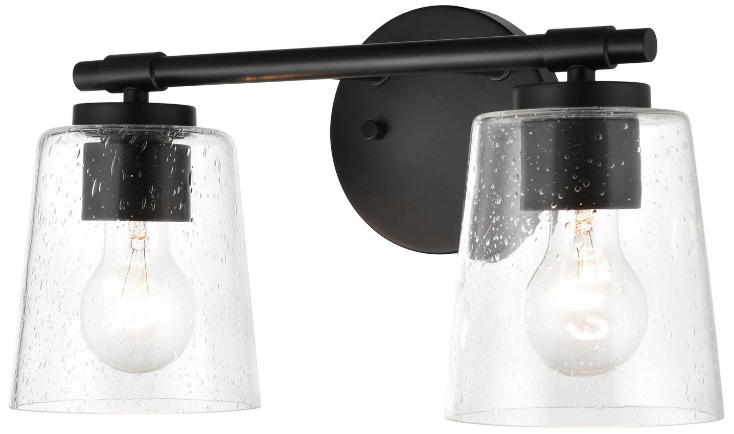 Image 3 Millennium Lighting 2 Light 15" Vanity Fixture in Matte Black more views
