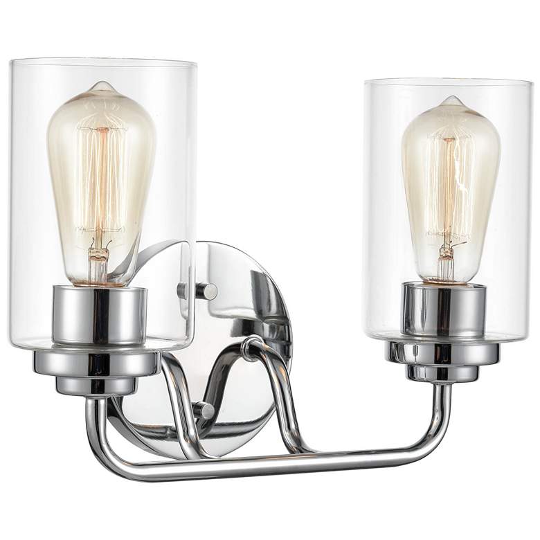 Image 1 Millennium Lighting 2-Light Chrome Bathroom Vanity Light