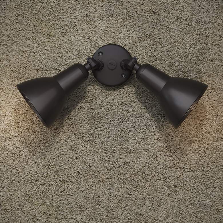 Image 3 Millennium Lighting 2 Light Flood Lights Powder Coat Bronze more views