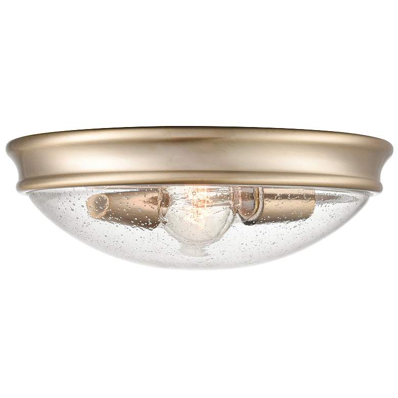 Image 1 Millennium Lighting 2 Light Flush Mount Fixture in Modern Gold
