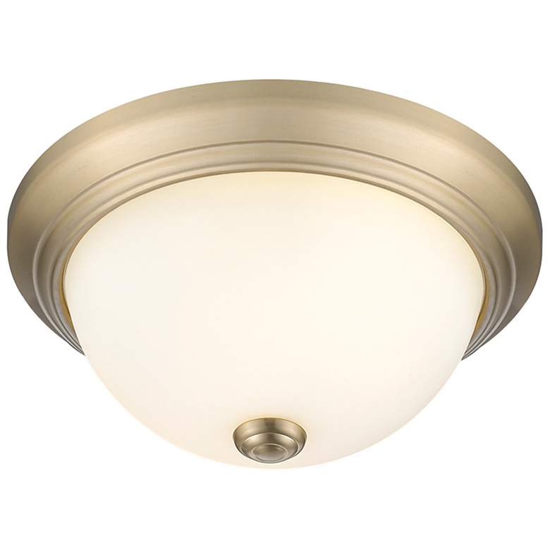Image 1 Millennium Lighting 2 Light Flush Mount Fixture in Modern Gold