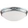 Millennium Lighting 2-Light Indoor Flushmount in Chrome