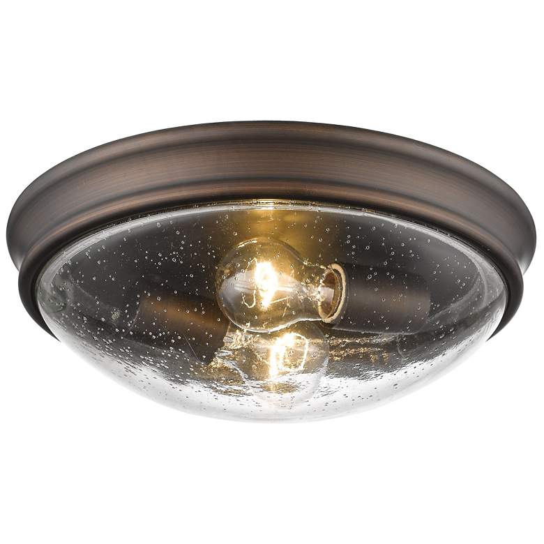 Image 1 Millennium Lighting 2-Light Indoor Flushmount in Rubbed Bronze