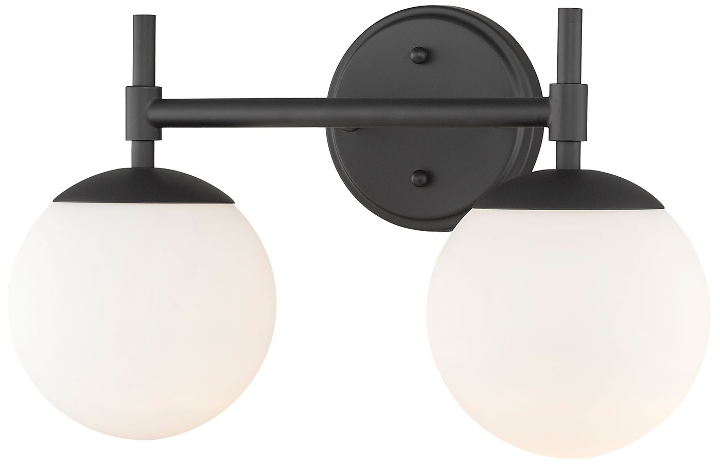Image 2 Millennium Lighting 2-Light Matte Black Bathroom Vanity Light more views