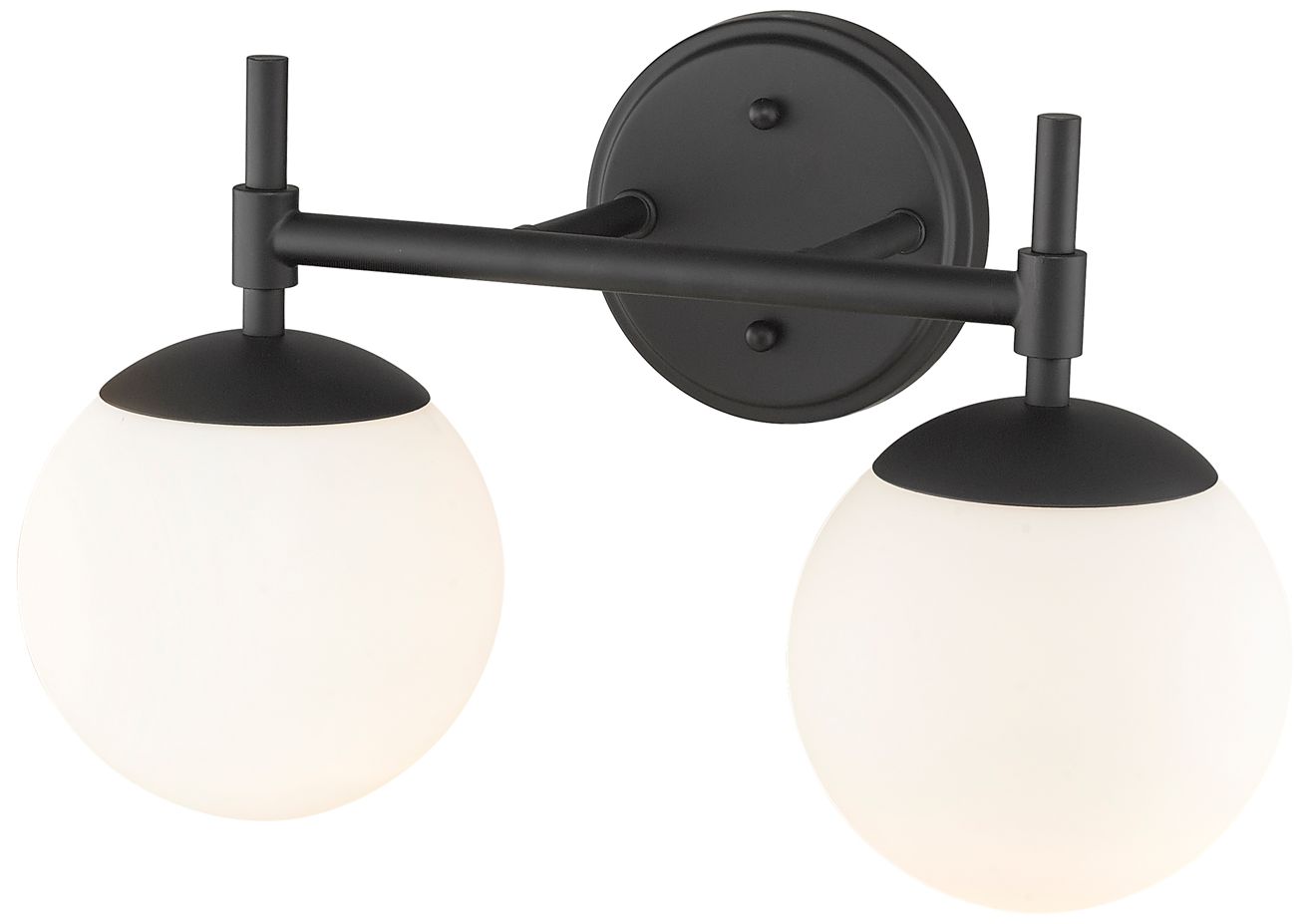 Image 3 Millennium Lighting 2-Light Matte Black Bathroom Vanity Light more views