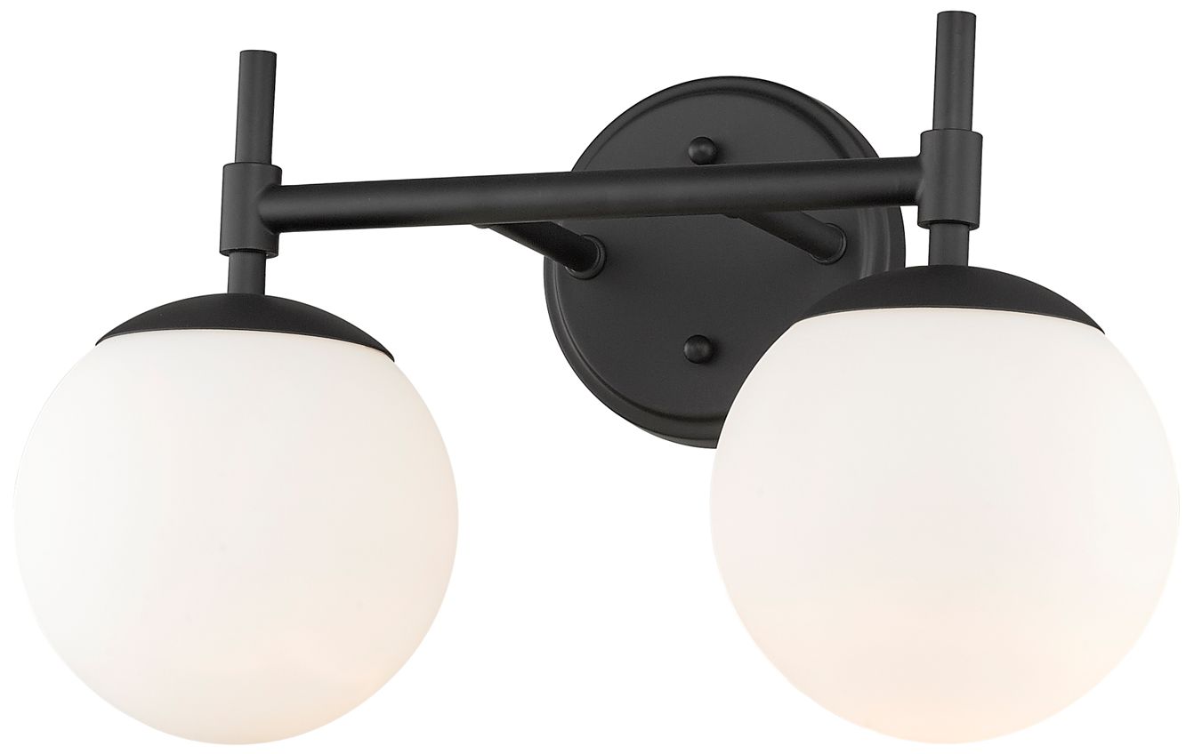 Image 6 Millennium Lighting 2-Light Matte Black Bathroom Vanity Light more views
