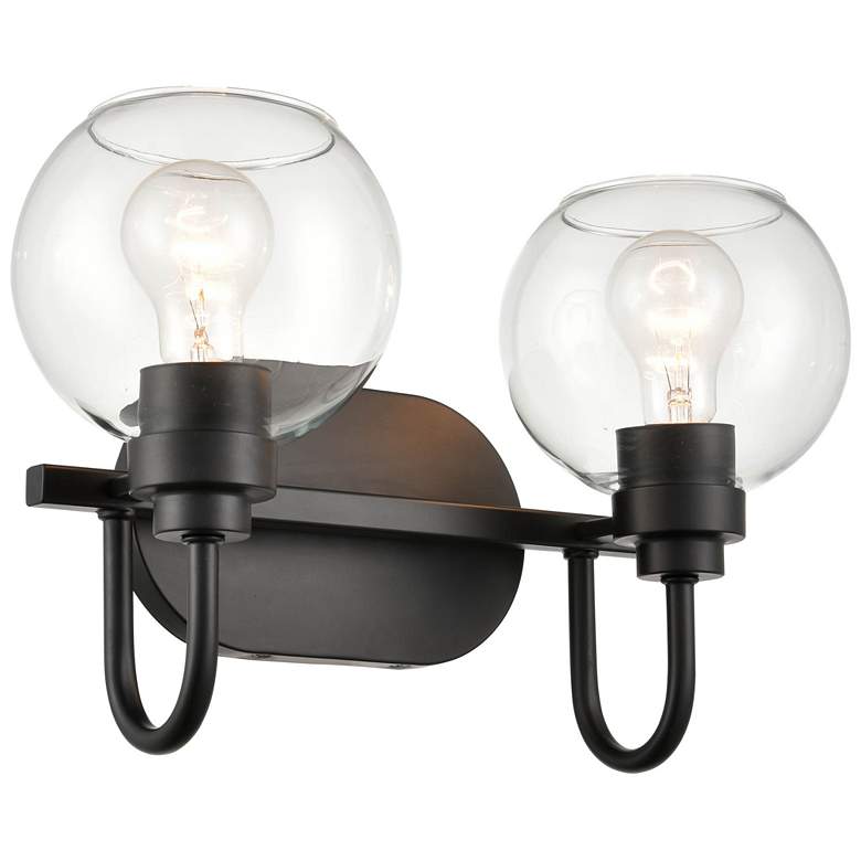 Image 1 Millennium Lighting 2-Light Matte Black Bathroom Vanity Light