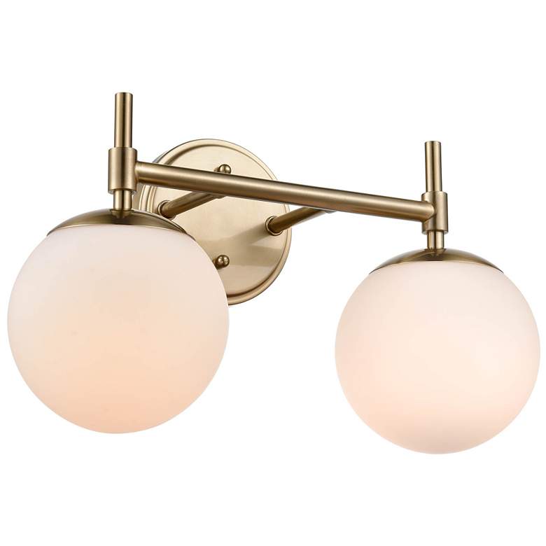 Image 1 Millennium Lighting 2-Light Modern Gold Bathroom Vanity Light