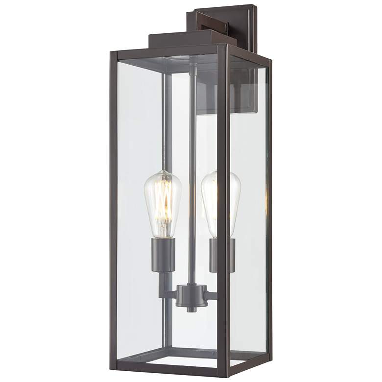 Image 1 Millennium Lighting 2-Light Powder Coated Bronze Outdoor Wall Sconce