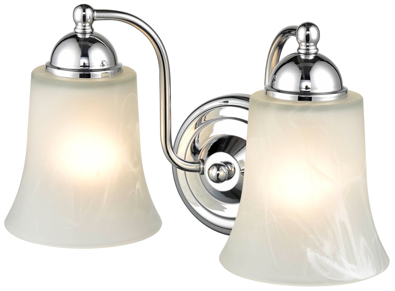 Image 2 Millennium Lighting 2 Light Vanity Fixture in Chrome more views