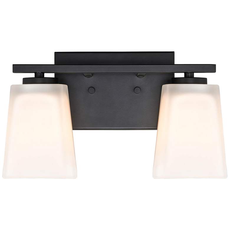 Image 1 Millennium Lighting 2 Light Vanity Fixture in Matte Black