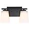 Millennium Lighting 2 Light Vanity Fixture in Matte Black