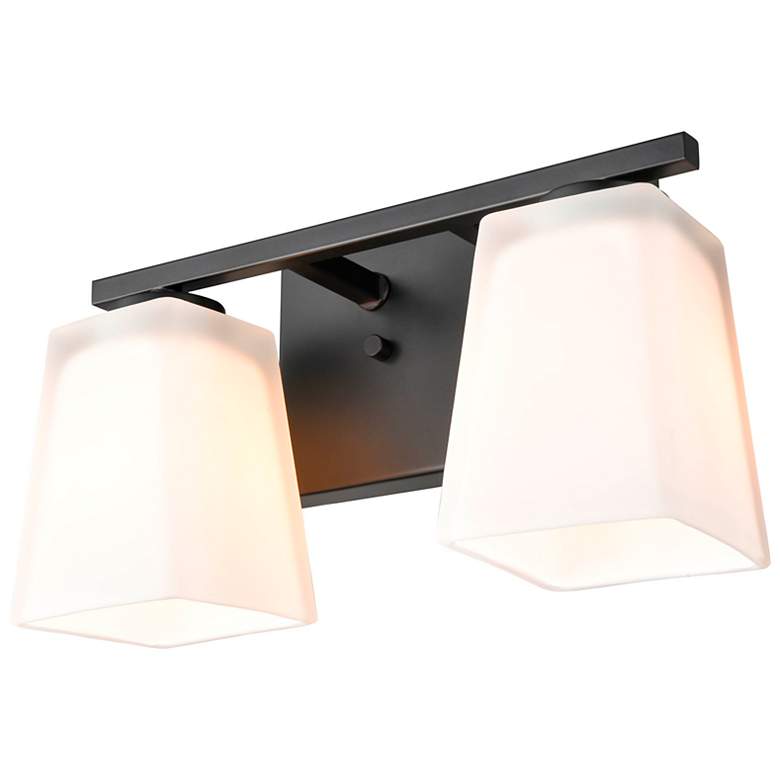 Image 3 Millennium Lighting 2 Light Vanity Fixture in Matte Black more views