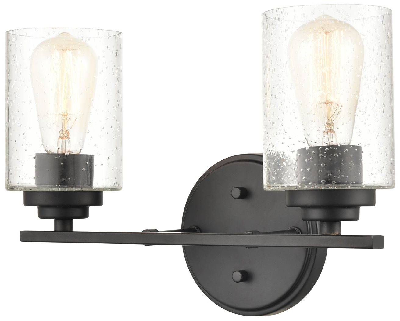 Image 3 Millennium Lighting 2 Light Vanity Fixture in Matte Black more views