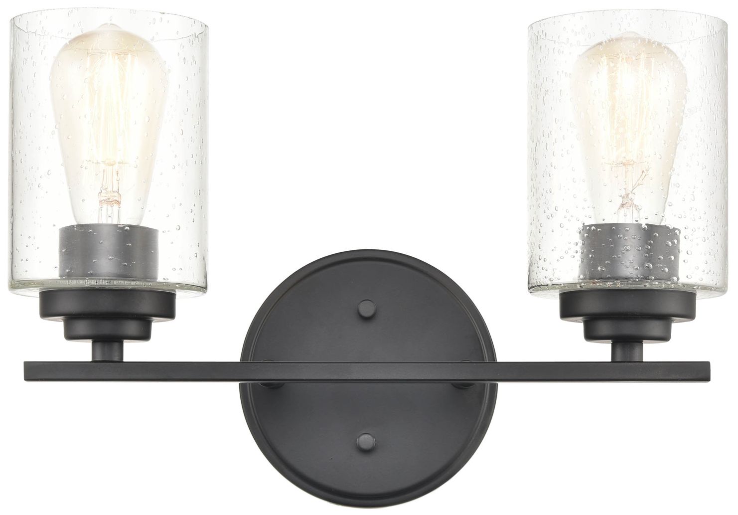 Image 4 Millennium Lighting 2 Light Vanity Fixture in Matte Black more views