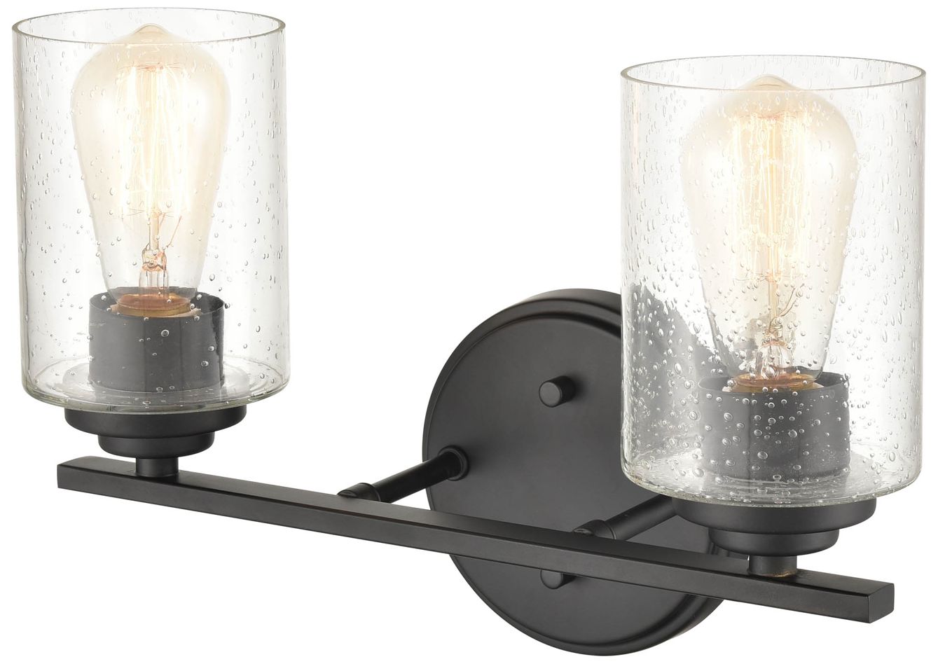 Image 6 Millennium Lighting 2 Light Vanity Fixture in Matte Black more views
